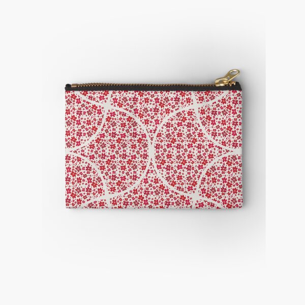 Item preview, Red Berries Retro Florals Art Deco Fans designed and sold by Triplicate Limited.