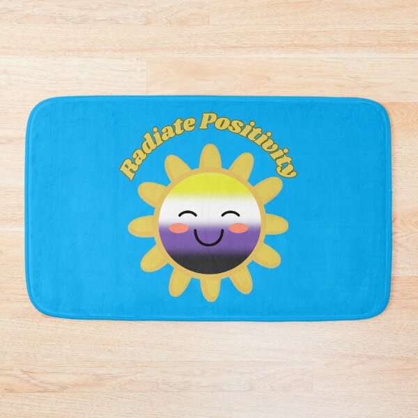 Item preview, Radiate Positivity Nonbinary  Pride Flag Colored Sun, Kawaii Enby Design, Pride Festival designed and sold by Travelslightly.