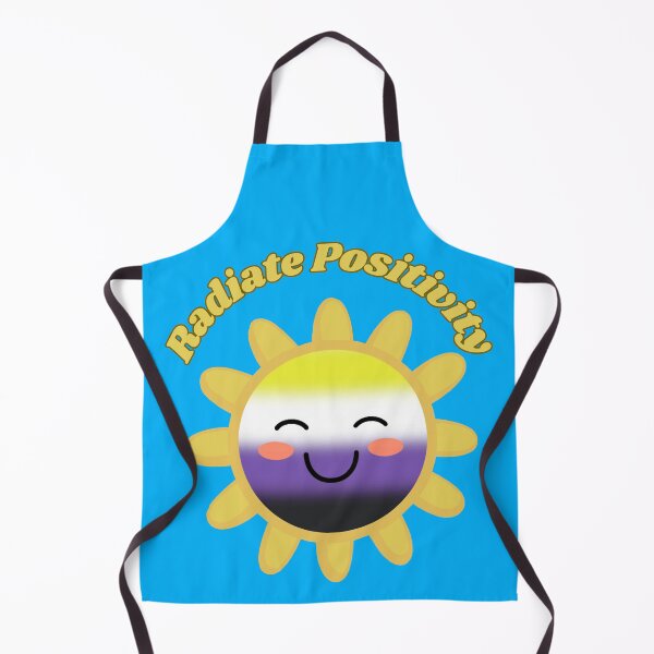 Item preview, Radiate Positivity Nonbinary  Pride Flag Colored Sun, Kawaii Enby Design, Pride Festival designed and sold by Travelslightly.