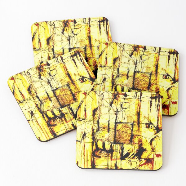 Item preview, Summer tracks abstract designed and sold by AndySargeDesign.
