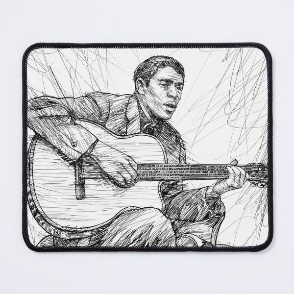 Item preview, JACQUES BREL ink portrait .1 designed and sold by lautir.