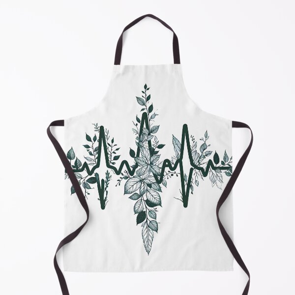 Item preview, Nature-Inspired ECG Foliage Design for Nurses designed and sold by PandaTShirtShop.