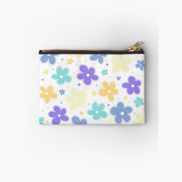 Item preview, Genderfaun Pride Flag Flowers Doodle Pastel Blue designed and sold by JoyfulJen.