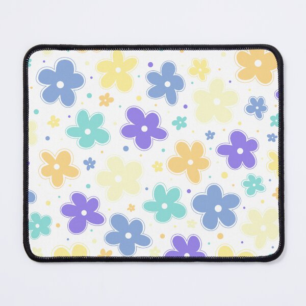 Item preview, Genderfaun Pride Flag Flowers Doodle Pastel Blue designed and sold by JoyfulJen.