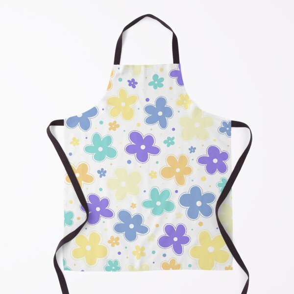 Item preview, Genderfaun Pride Flag Flowers Doodle Pastel Blue designed and sold by JoyfulJen.