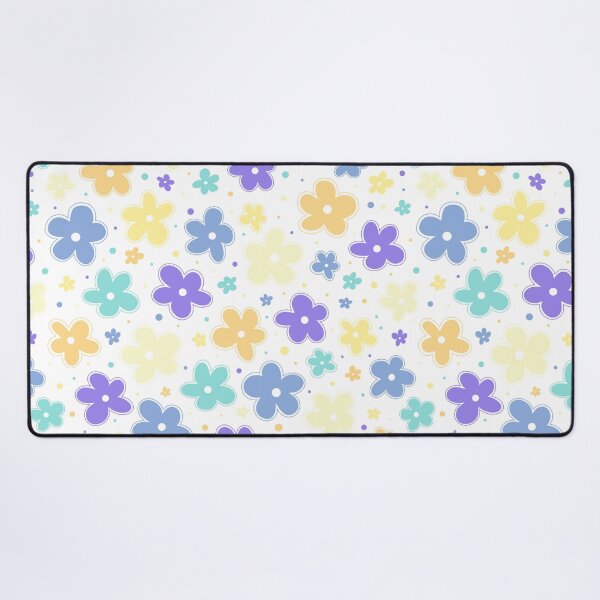 Item preview, Genderfaun Pride Flag Flowers Doodle Pastel Blue designed and sold by JoyfulJen.