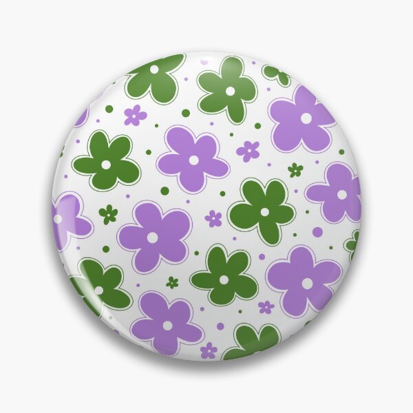 Item preview, Genderqueer Pride Flag Flowers Doodle Green Purple designed and sold by JoyfulJen.