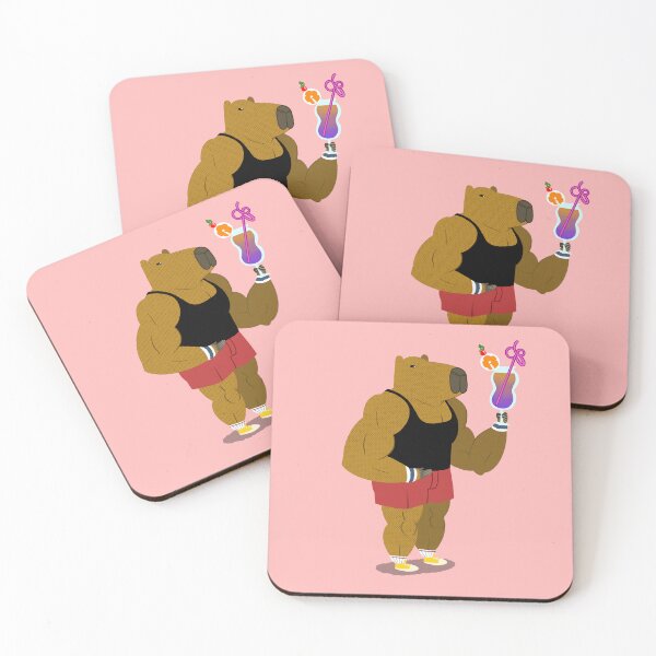 Item preview, Muscle Beach Capybara designed and sold by GravityBoy.