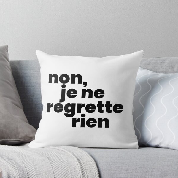 Item preview, Non, je ne regrette rien II (black) designed and sold by didijuca.