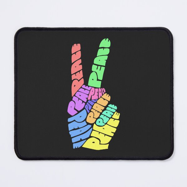 Item preview, Rainbow Peace Hand Sign designed and sold by everything4eva.