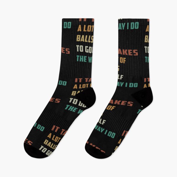 Item preview, It Takes A Lot Of Balls To Golf The Way I Do Groovy Golfing Lover designed and sold by STREET  STORE.