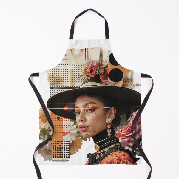 Item preview, Collage Wall Art T-shirt Design: Girl with Hat designed and sold by ForeverPrintsOK.