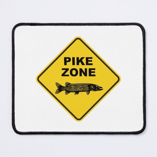 Item preview, Pike Fishing Zone Sign designed and sold by Esskay Designs.