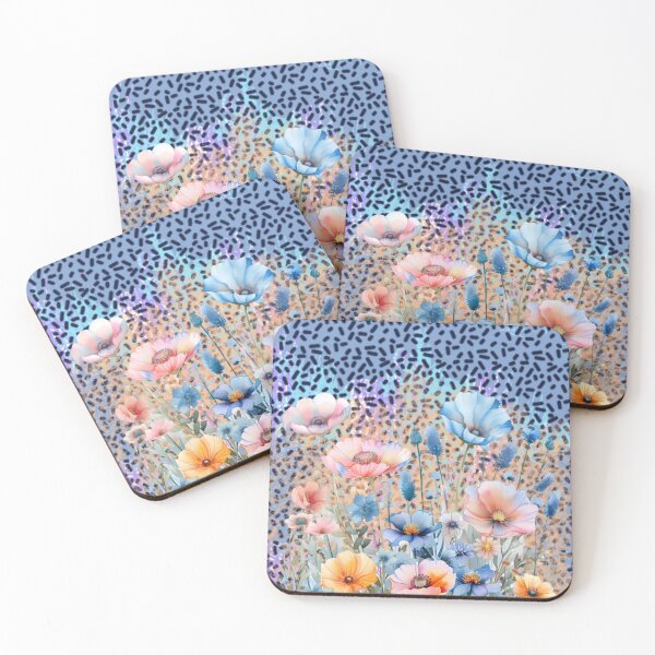 Item preview, Ligh flowers in a field of dark speckles  designed and sold by mindmaster007.