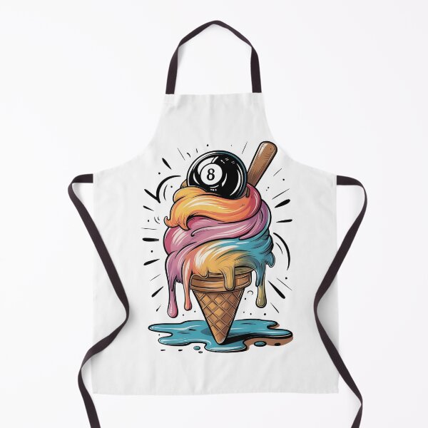 Item preview, Funny Billiard Melting Design For billiards pool, Ice Cream Lovers designed and sold by AmiGraph.