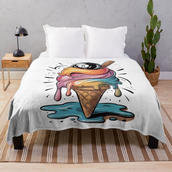 Item preview, Funny Billiard Melting Design For billiards pool, Ice Cream Lovers designed and sold by Creatiforge.