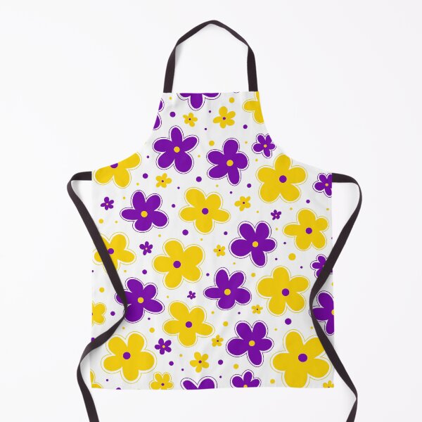 Item preview, Intersex Pride Flag Flowers Doodle Yellow Purple designed and sold by JoyfulJen.