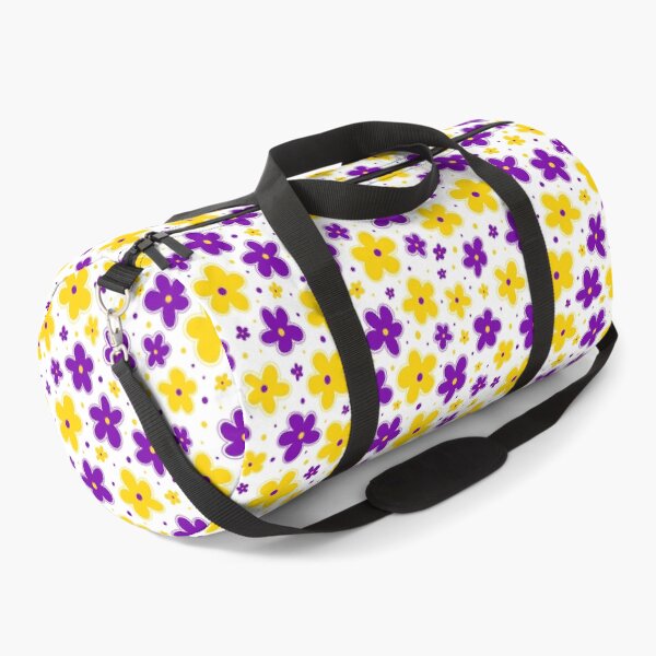 Item preview, Intersex Pride Flag Flowers Doodle Yellow Purple designed and sold by JoyfulJen.