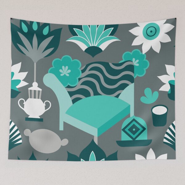 Item preview, Aqua decor abstract class by juliets acmegifts designed and sold by Juliet  Thomas.