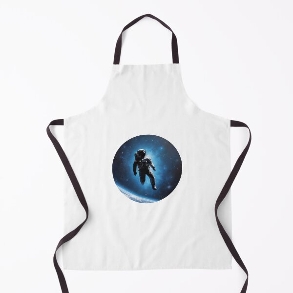 Item preview, Highly Detailed Astronaut Silhouette Floating in Inky Black Space - Contour Artwork (1430) designed and sold by WASjourney.