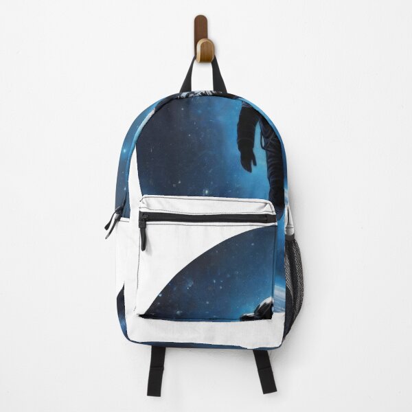 Item preview, Highly Detailed Astronaut Silhouette Floating in Inky Black Space - Contour Artwork (1430) designed and sold by WASjourney.