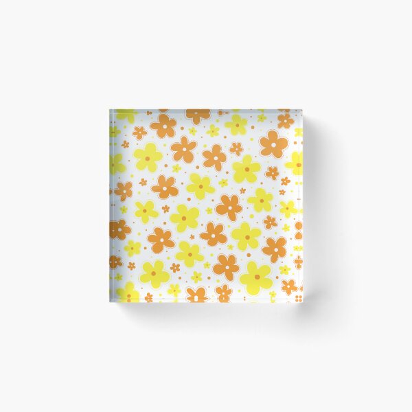 Item preview, Maverique Pride Flag Flowers Doodle Yellow White Orange designed and sold by JoyfulJen.
