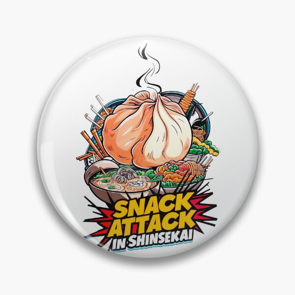 Item preview, SNACK ATTACK IN SHINSEKAI: A Culinary Adventure Awaits designed and sold by SplashTastic.