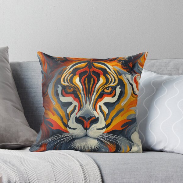 Item preview, Fierce & Fabulous: Colorful Tiger Muzzle Set designed and sold by Print2Harbor.