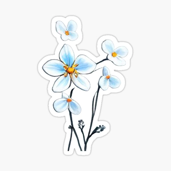 Item preview, Forget-me-nots designed and sold by MinuitSeven.