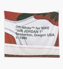 Off White for Nike Air jordan 1 Wall Tapestry