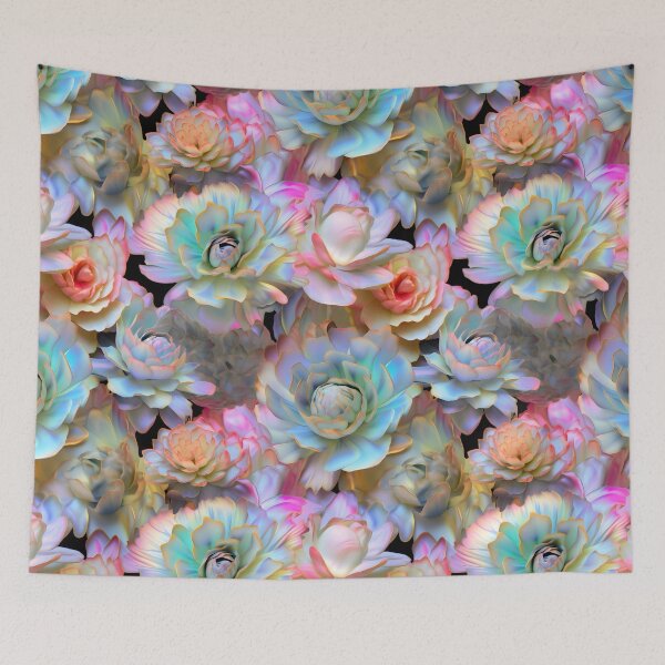 Item preview, Iridescent Flowers designed and sold by dinaaaaaah.
