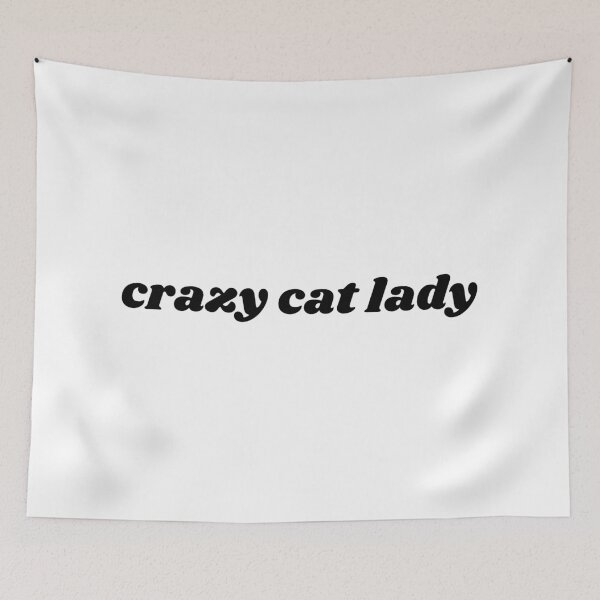 Item preview, crazy cat lady funny statement quote designed and sold by shopfromluvv.