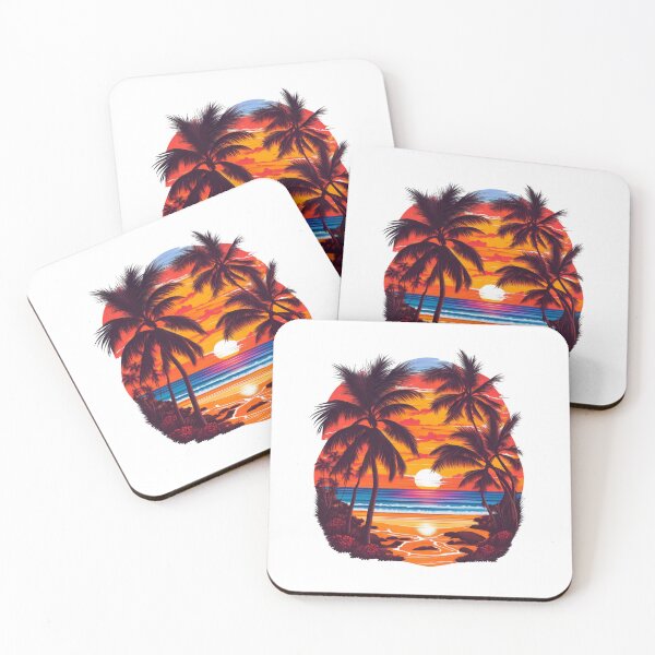 Item preview, sunset on the beach designed and sold by jkrphoto.