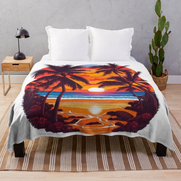 Item preview, sunset on the beach designed and sold by jkrphoto.