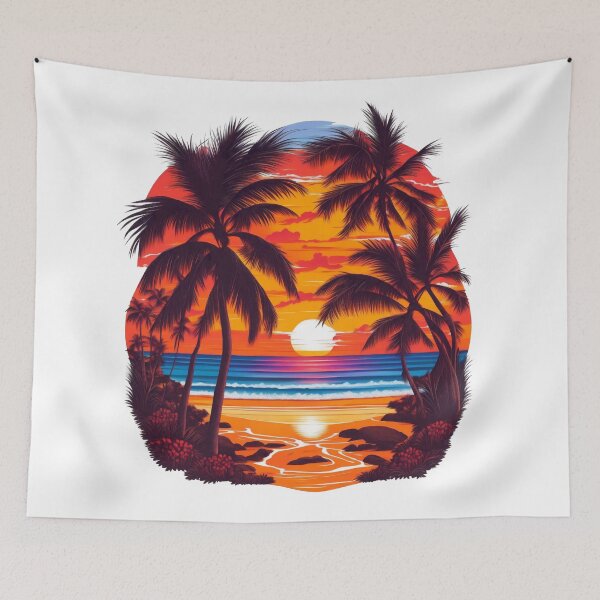 Item preview, sunset on the beach designed and sold by jkrphoto.