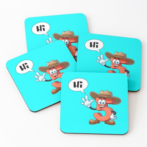 Item preview, Hi 5 High Five Funny Cartoon Pun  designed and sold by André Botes.