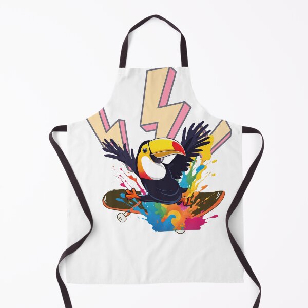 Item preview, Toucan in puddle of paint designed and sold by Yeyishop.