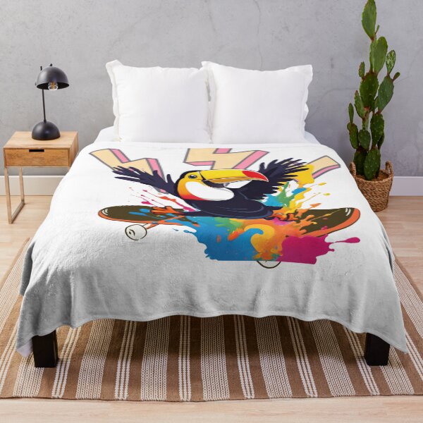 Item preview, Toucan in puddle of paint designed and sold by Yeyishop.