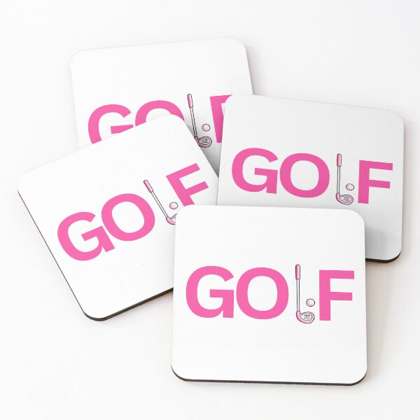 Item preview, Golf.  Simple pink. designed and sold by LivingInThinAir.