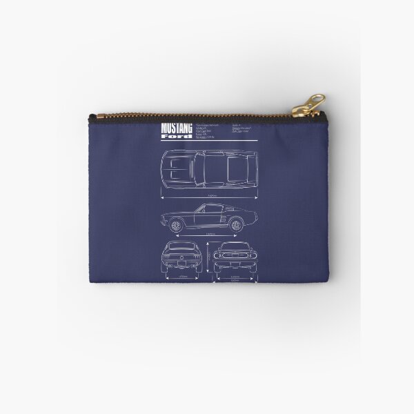 Item preview, '67 Mustang Fastback Blueprint White designed and sold by VonnArt.