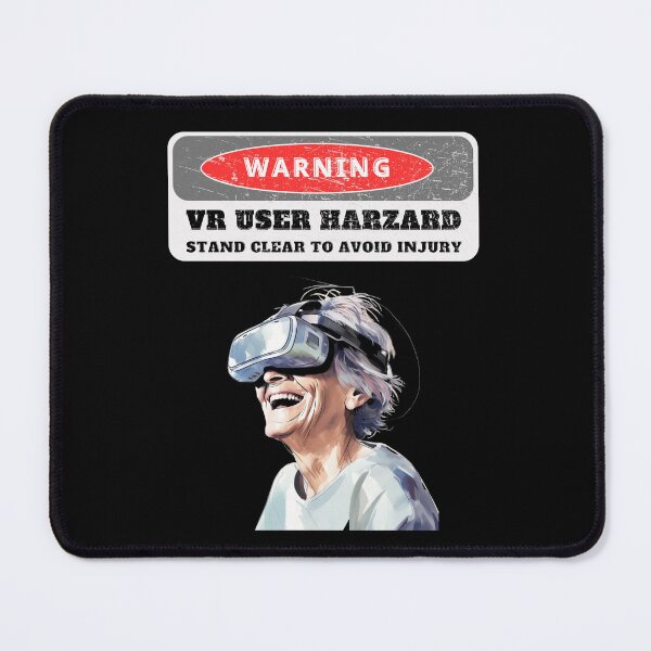 Item preview, Funny Grandma VR User Gamer Virtual Reality Old Warning Sign T-Shirt designed and sold by SOPIZiLA.