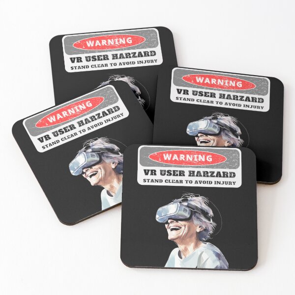 Item preview, Funny Grandma VR User Gamer Virtual Reality Old Warning Sign T-Shirt designed and sold by SOPIZiLA.