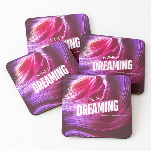 Item preview, Pink Keep Dreaming designed and sold by RabbitHeartArt.