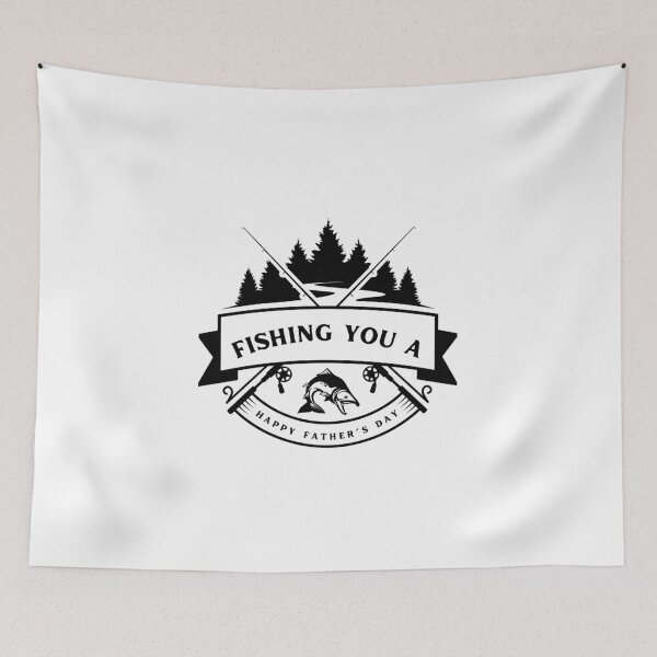 Item preview, HAPPY FATHER'S DAY, HAPPY BIRTHDAY DAD, I LOVE FISHING designed and sold by zamjuma.
