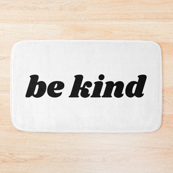 Item preview, be kind minimal black quote text designed and sold by shopfromluvv.