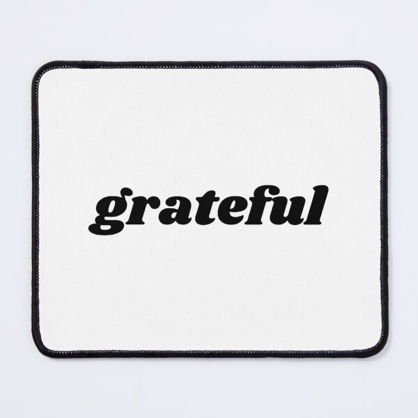 Item preview, grateful minimal black quote text designed and sold by shopfromluvv.
