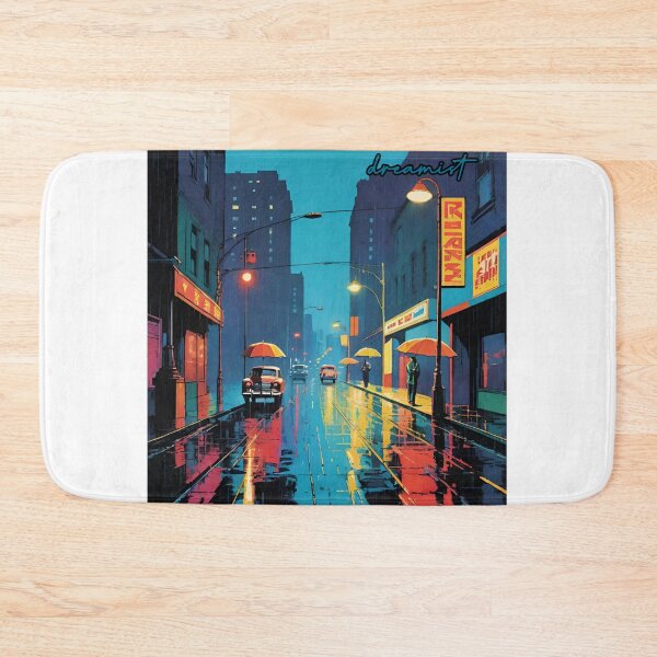 Item preview, Rain in City  designed and sold by DreamistStore.