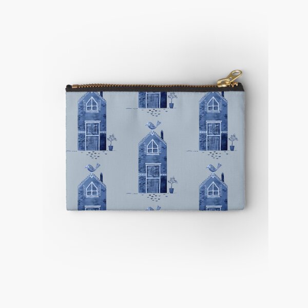 Item preview, Blue House and Blue Bird designed and sold by JadeWuArt.
