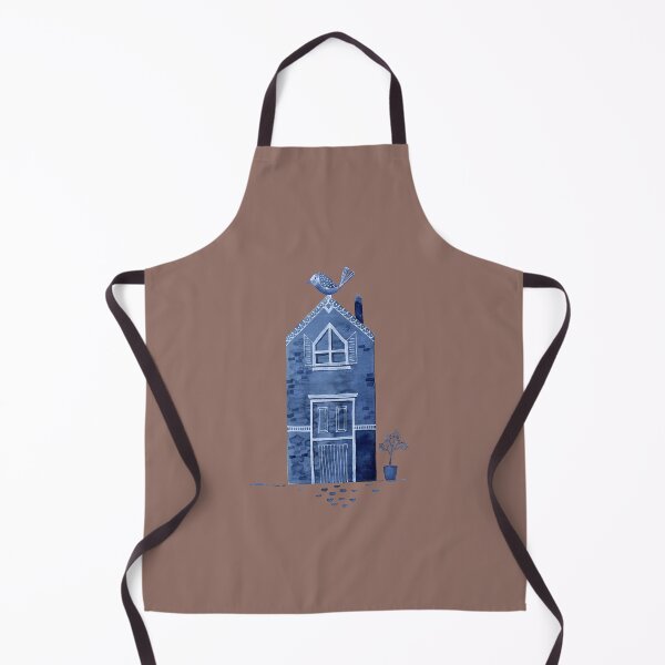 Item preview, Blue House and Blue Bird designed and sold by JadeWuArt.