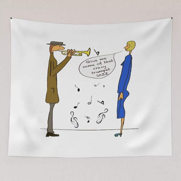 Item preview, Crazy Jazz Trumpet designed and sold by iancoppack.